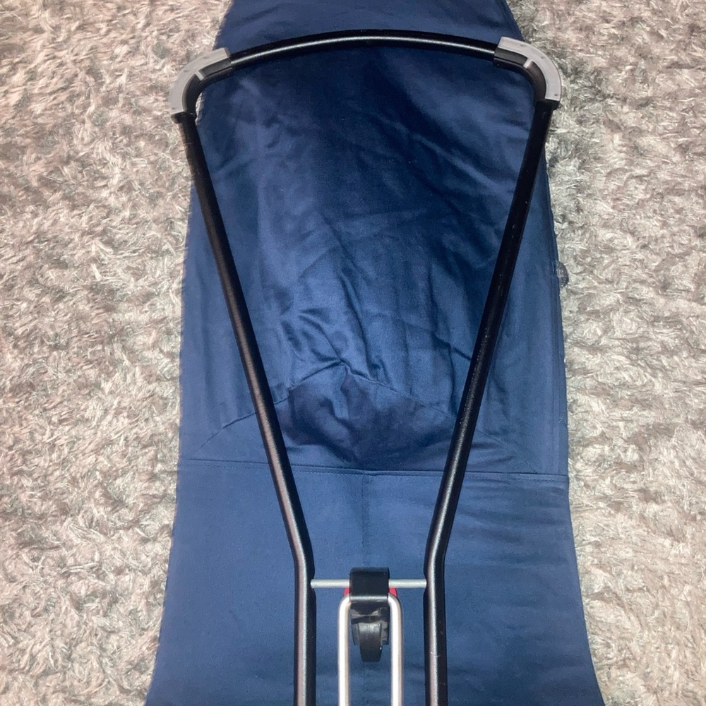 EUC Baby Bjorn Bliss Navy Quilted Baby Bouncer - Picture 7 of 7